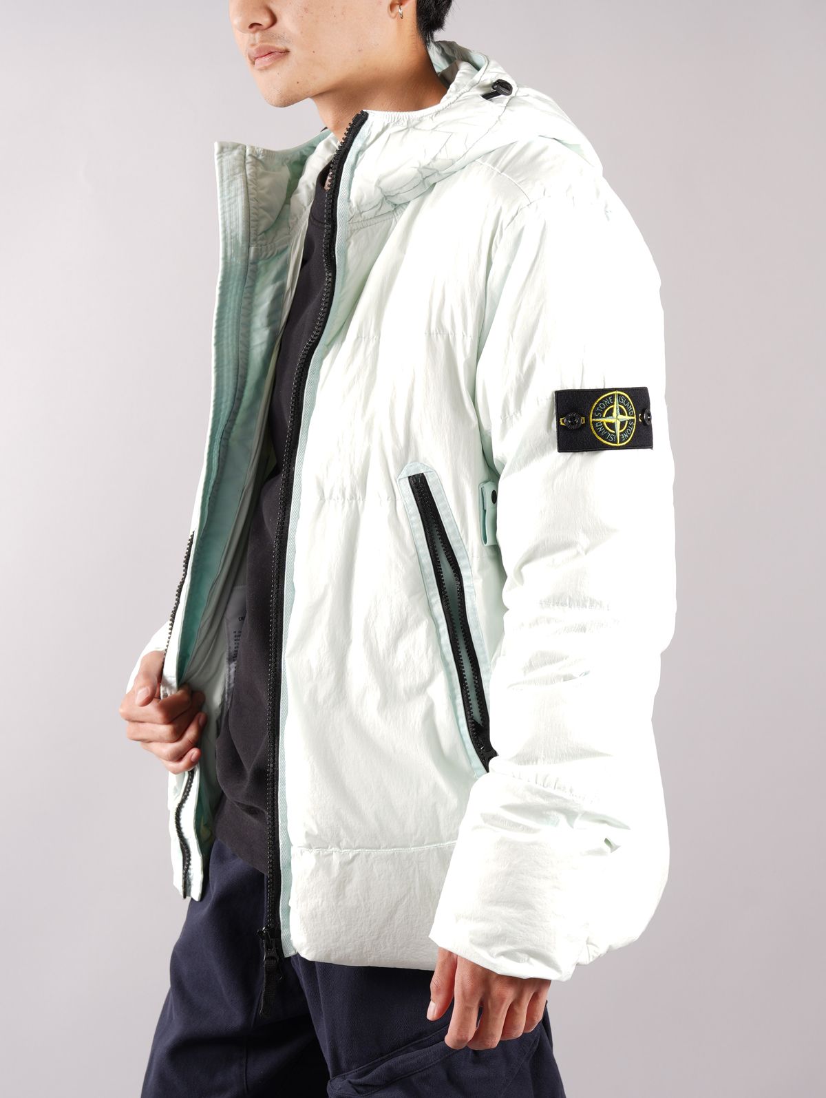 STONE ISLAND - 【ラスト1点】GARMENT DYED CRINKLE REPS