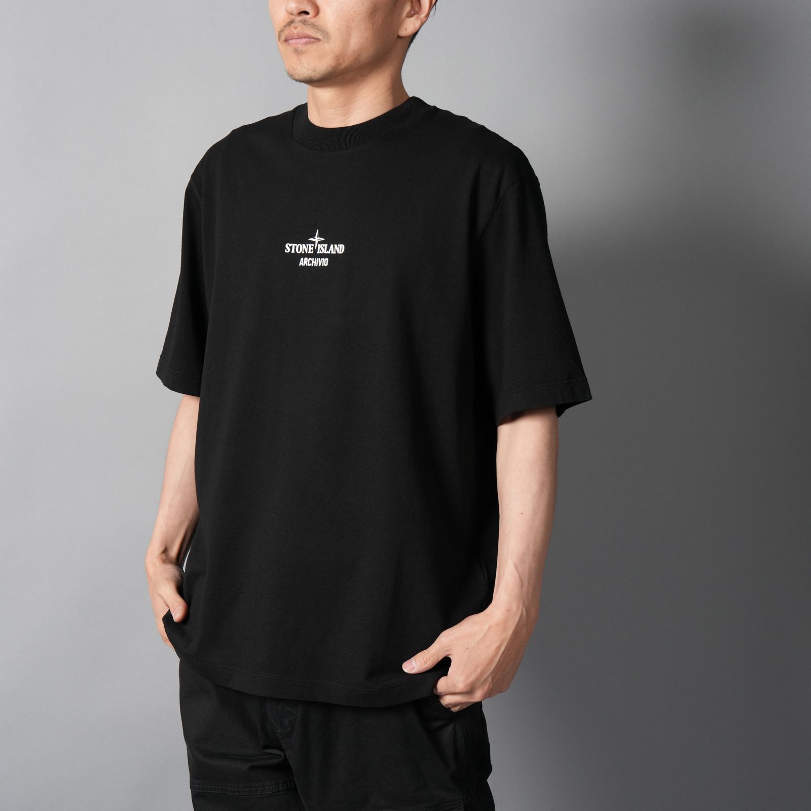 2100023 ORGANIC COTTON JERSEY / Tシャツ (ブラック)