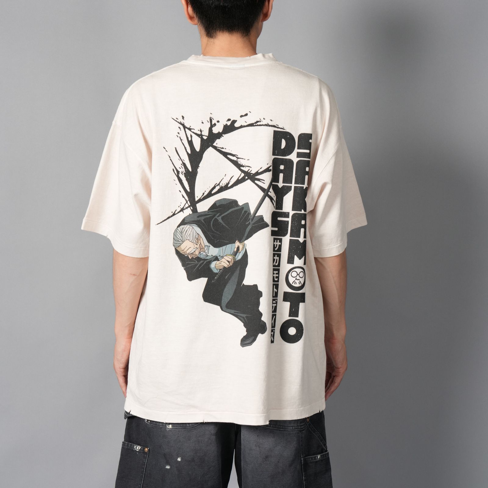 【残りわずか】[SAKAMOTODAYS]  TSDM25SM016 / S/S T-Shirt  (TAKAMURA)  / Tシャツ (ホワイト)