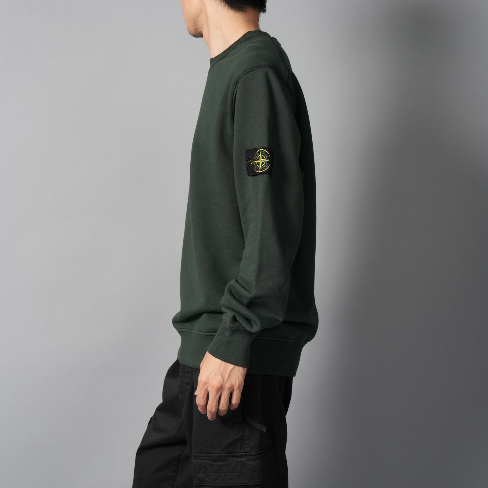 【定番アイテム】 6100060 / ORGANIC COTTON FLEECE / トレーナー / クルーネックスウェット 【ガーメントダイ】  (ジュニパー)