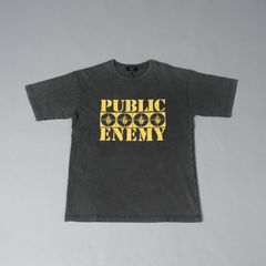UM25AW-20 / PUBLIC ENEMY / パブリックエネミー / Tシャツ (ブラック)