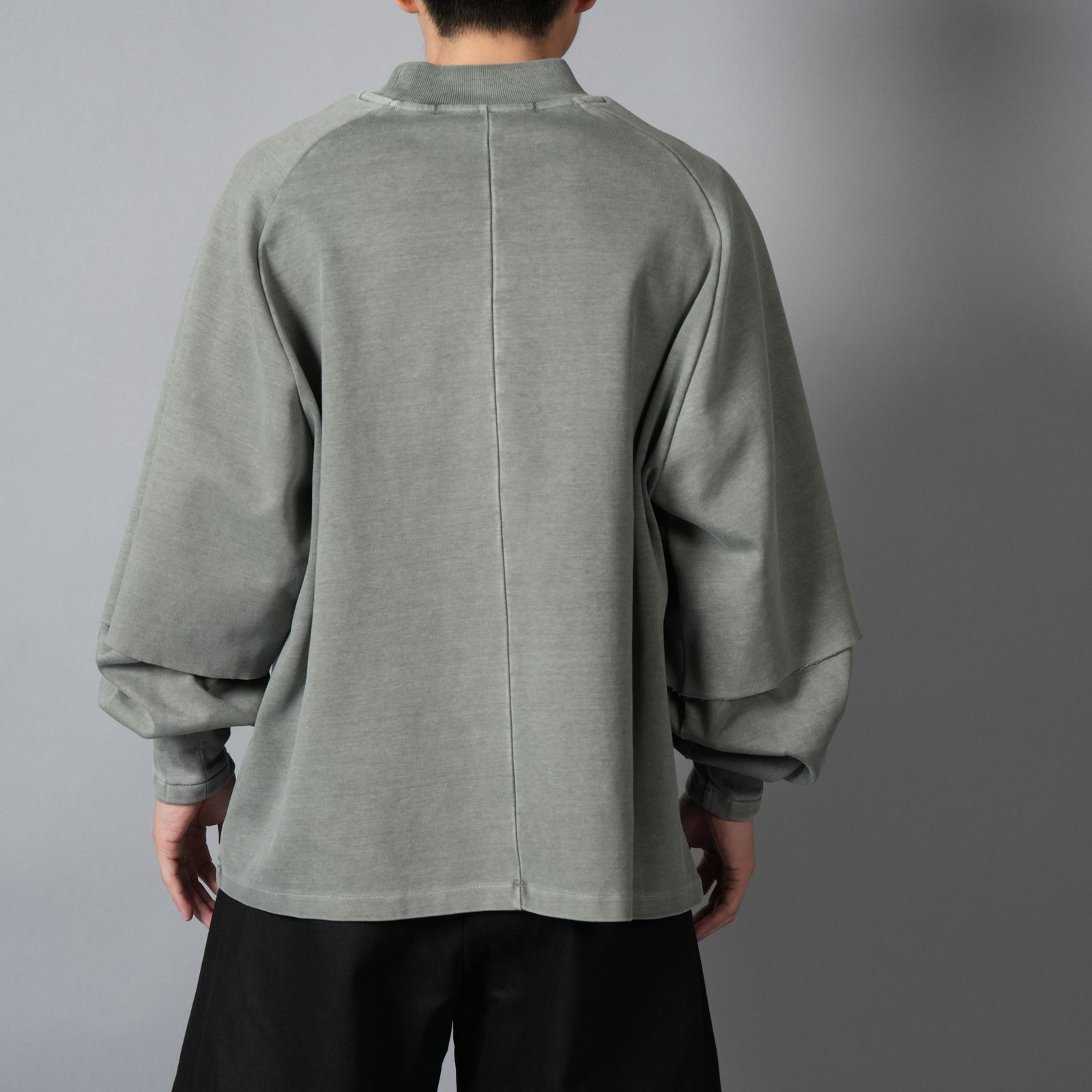 RAGLAN LAYERED LONGSLEEVE TEE / ラグラン レイヤード ロングスリーブT ロンT (セージフェード)