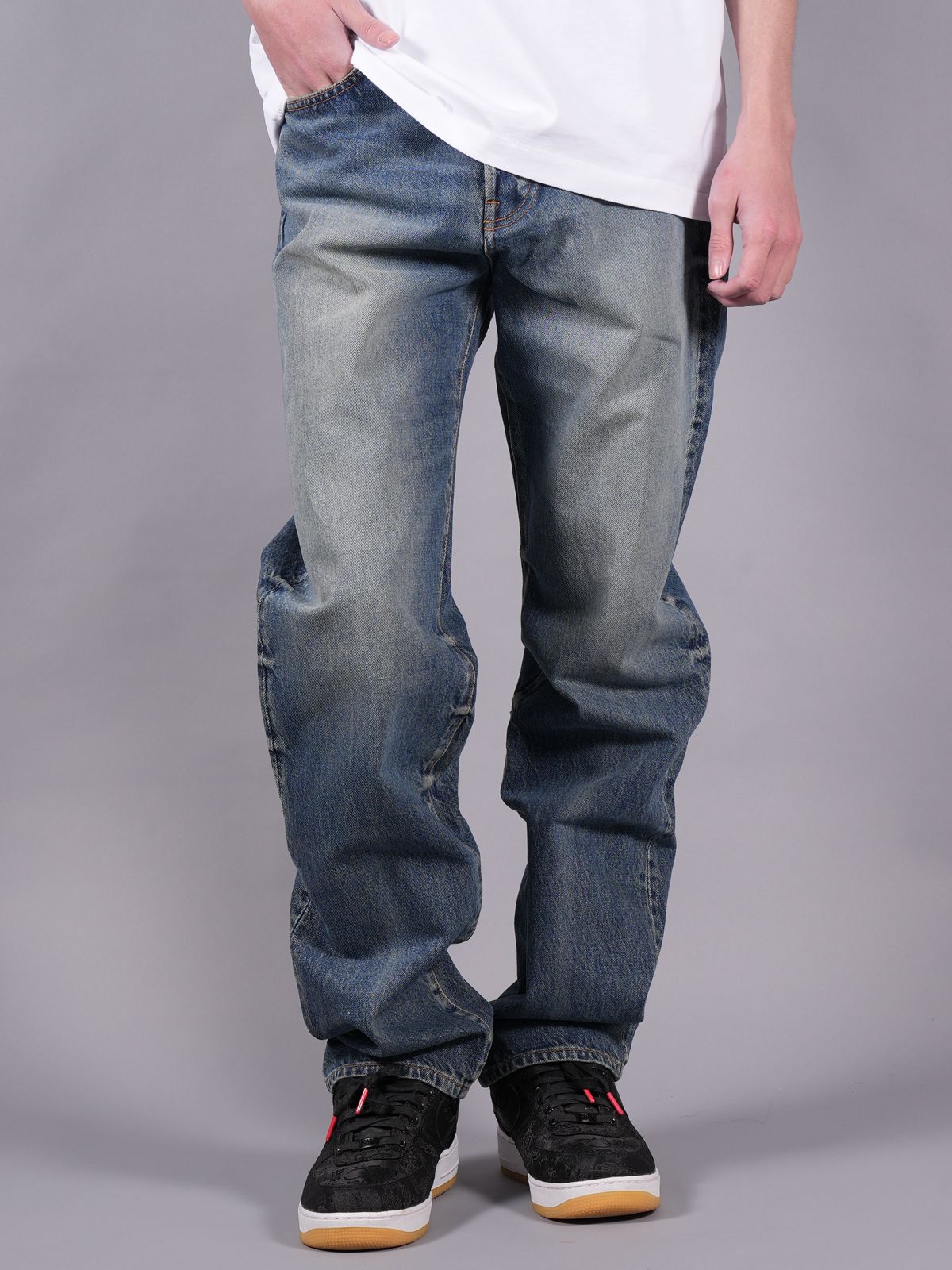 KENZO - 【残りわずか】 Menium Stone Denim Straight Jeans Asagao