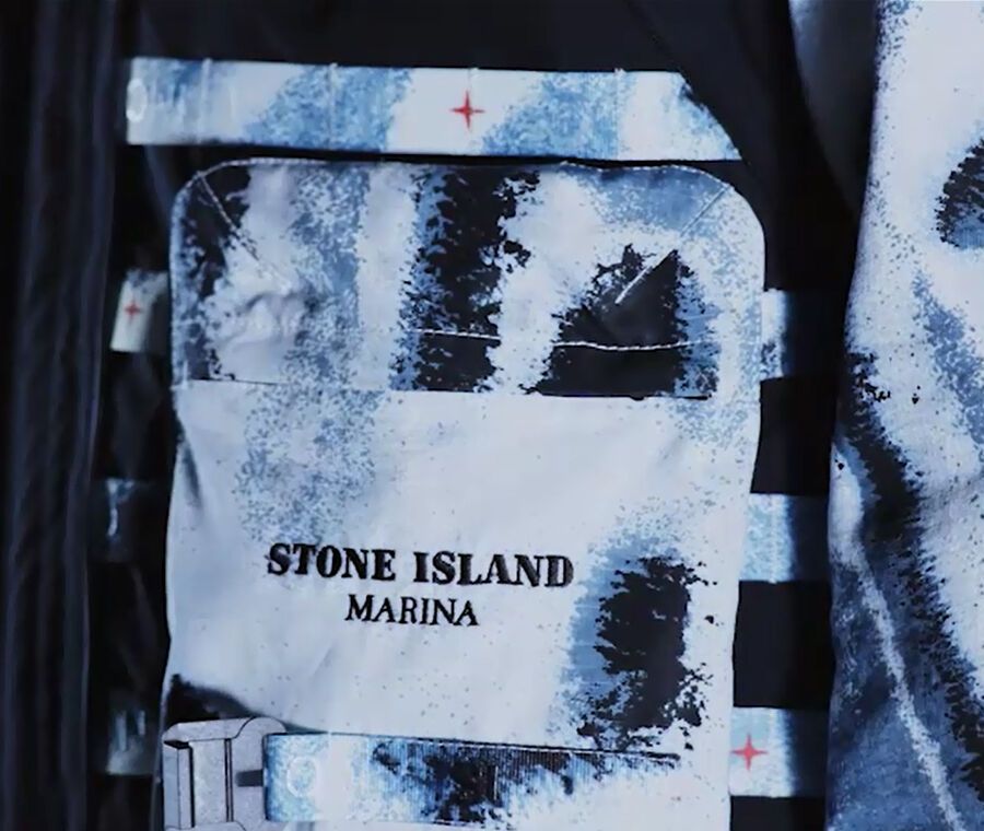 STONE ISLAND - ラスト1点 / COTTON POLYESTER SEAQUAL® YARN FLEECE