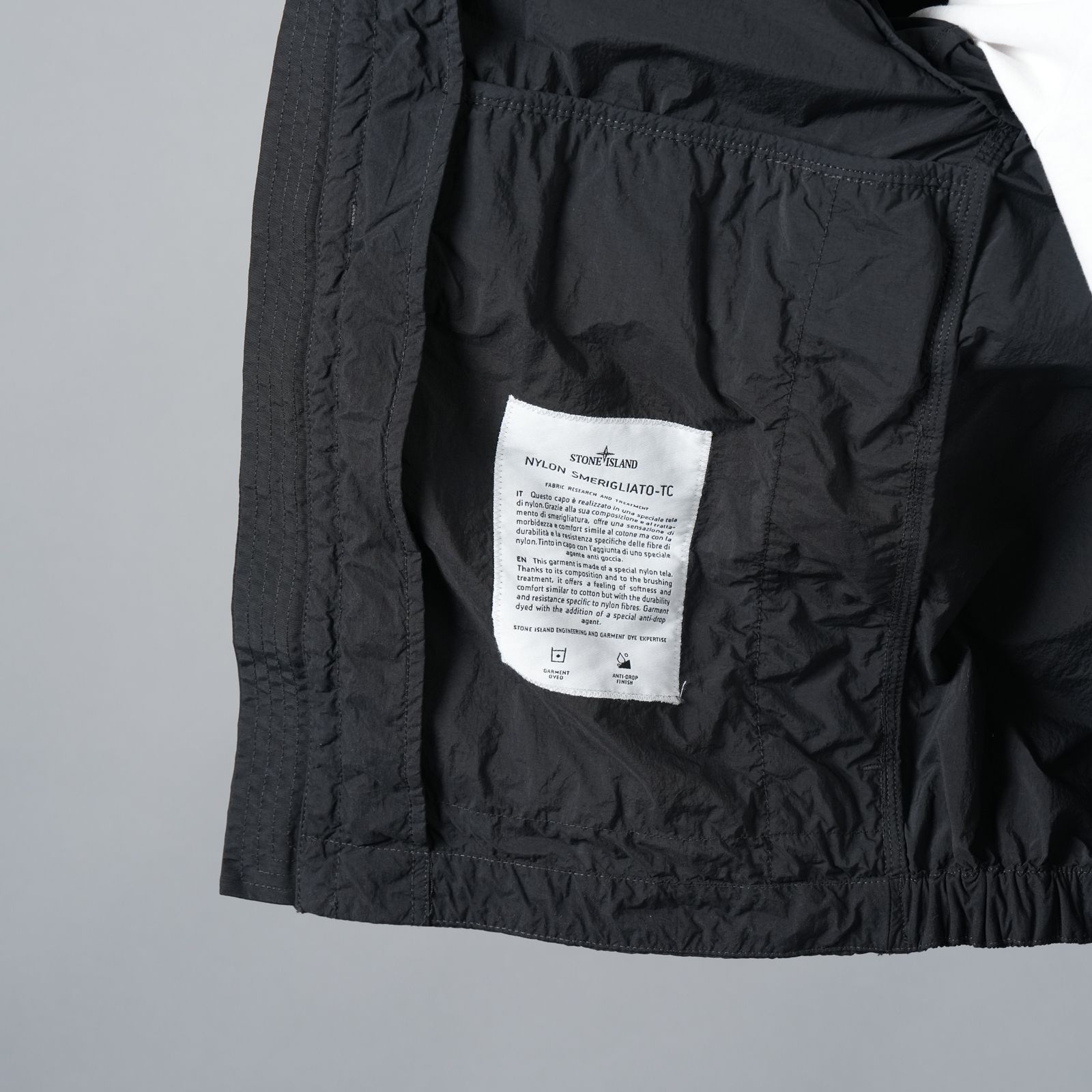 4100056 / NYLON SMERIGLIATO-TC / JACKET / ジャケット (ブラック)