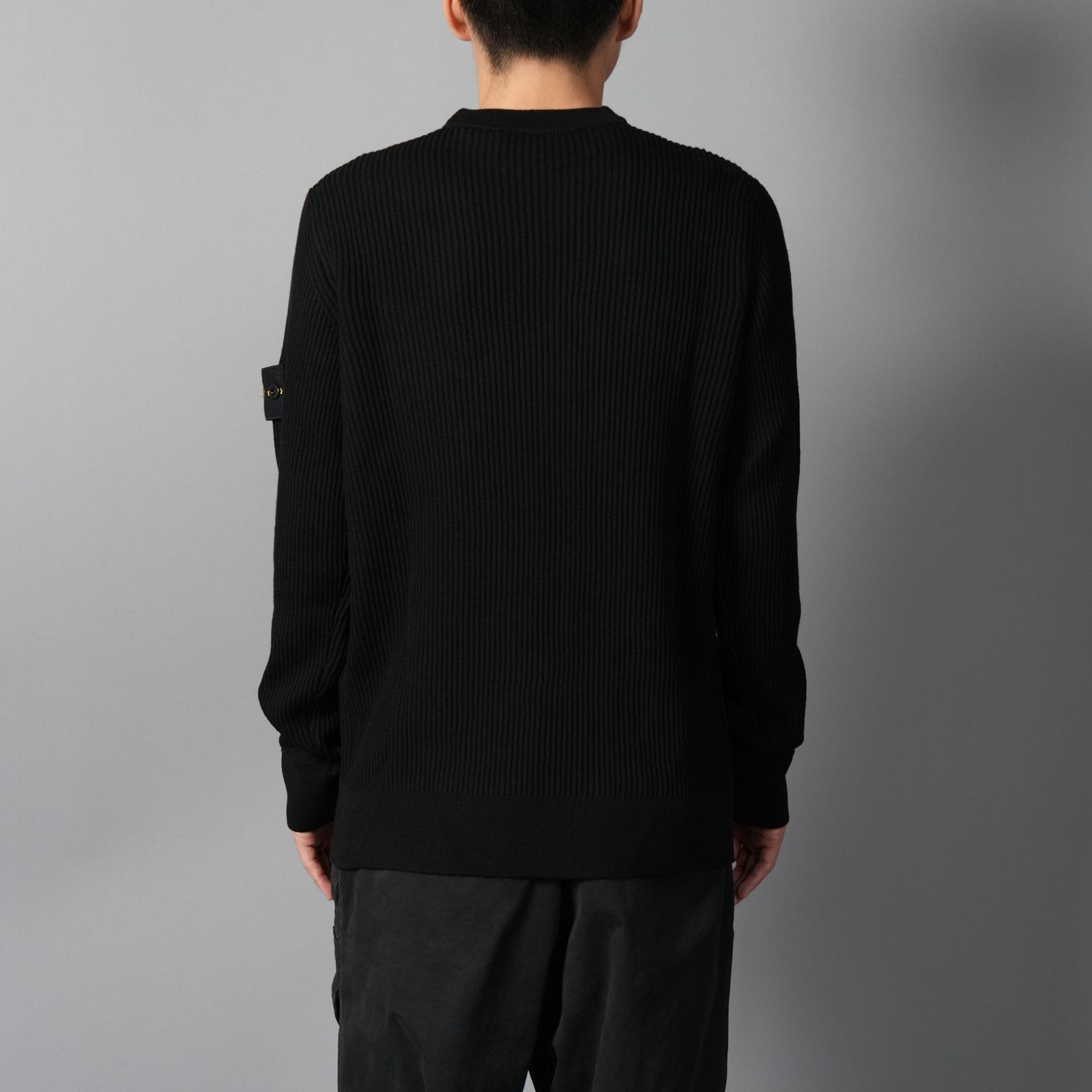 5100053 / FULL RIB RWS WOOL / ニットセーター (ブラック)