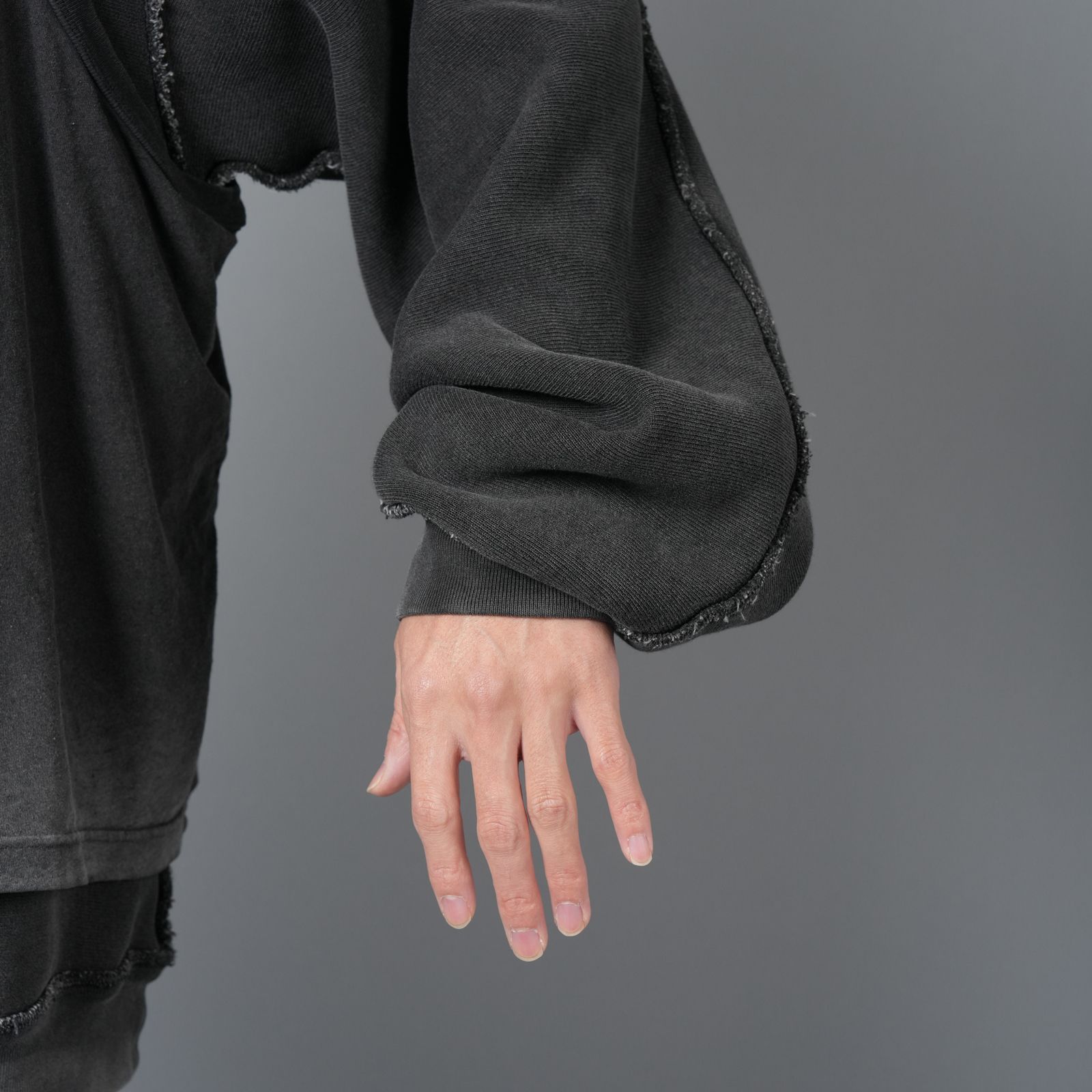 alexander wang - OVERSIZED UNISEX TRIPLE LAYER HOODIE