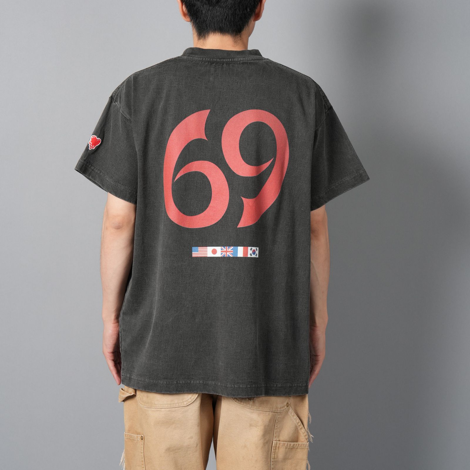 EU-HR8-0000-061 / EU LOGO NUMBER SS TEE / BLACK / Tシャツ (ブラック)