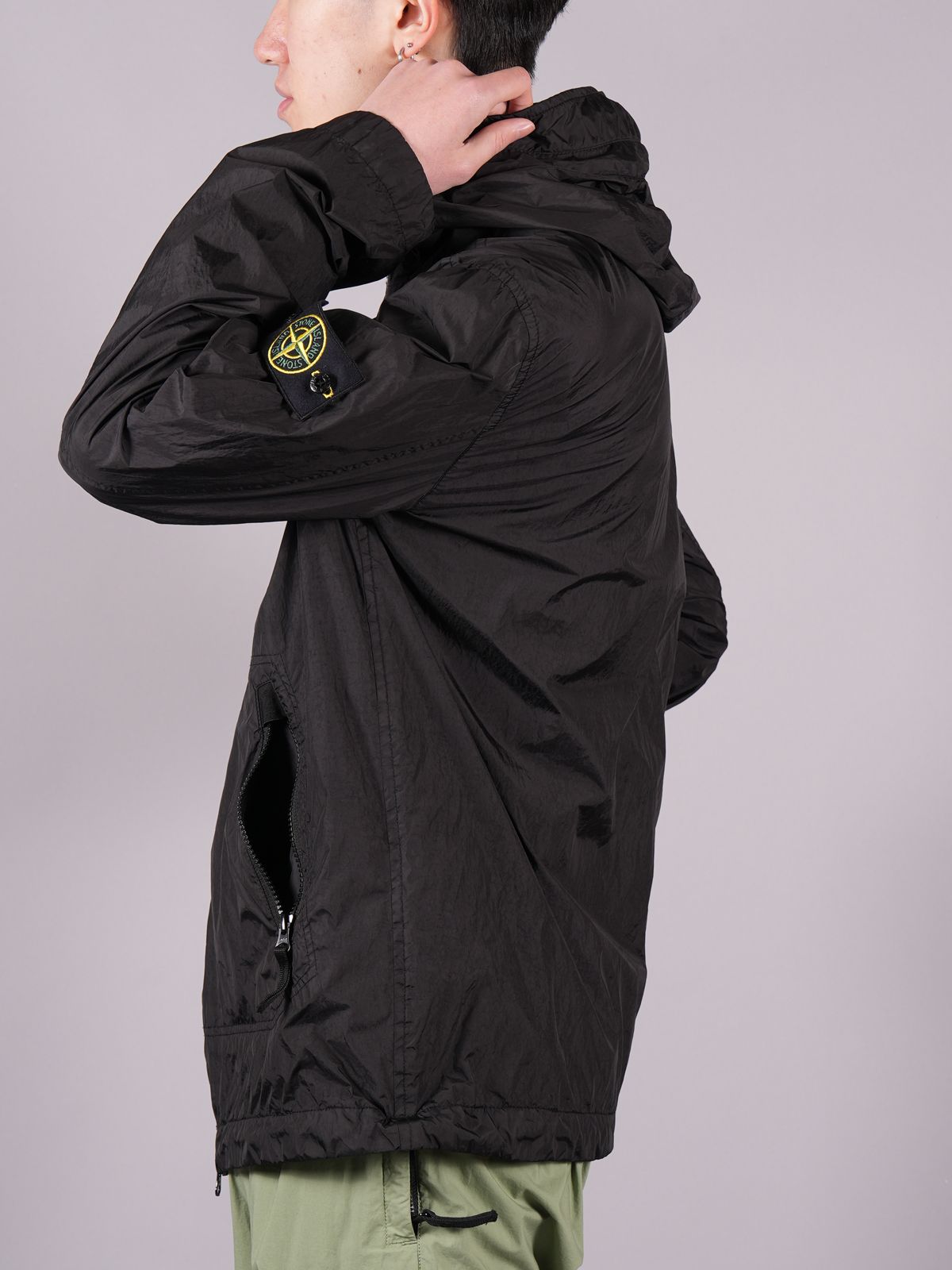 STONE ISLAND - 【ラスト1点】 40522 Crinkle Reps NY Hooded Jacke