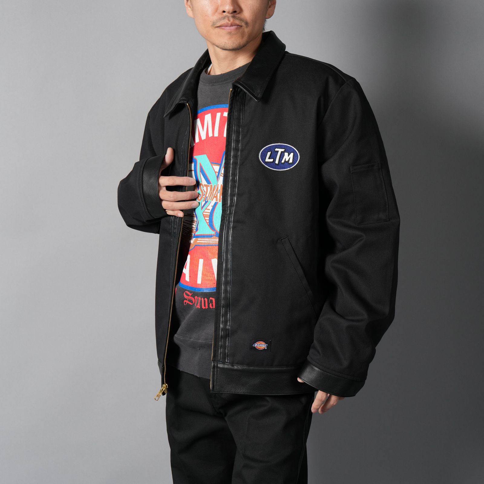 【ラスト1点】EISENHOWER JACKET feat.DICKIES / アイゼンホワージャケット (ブラック)