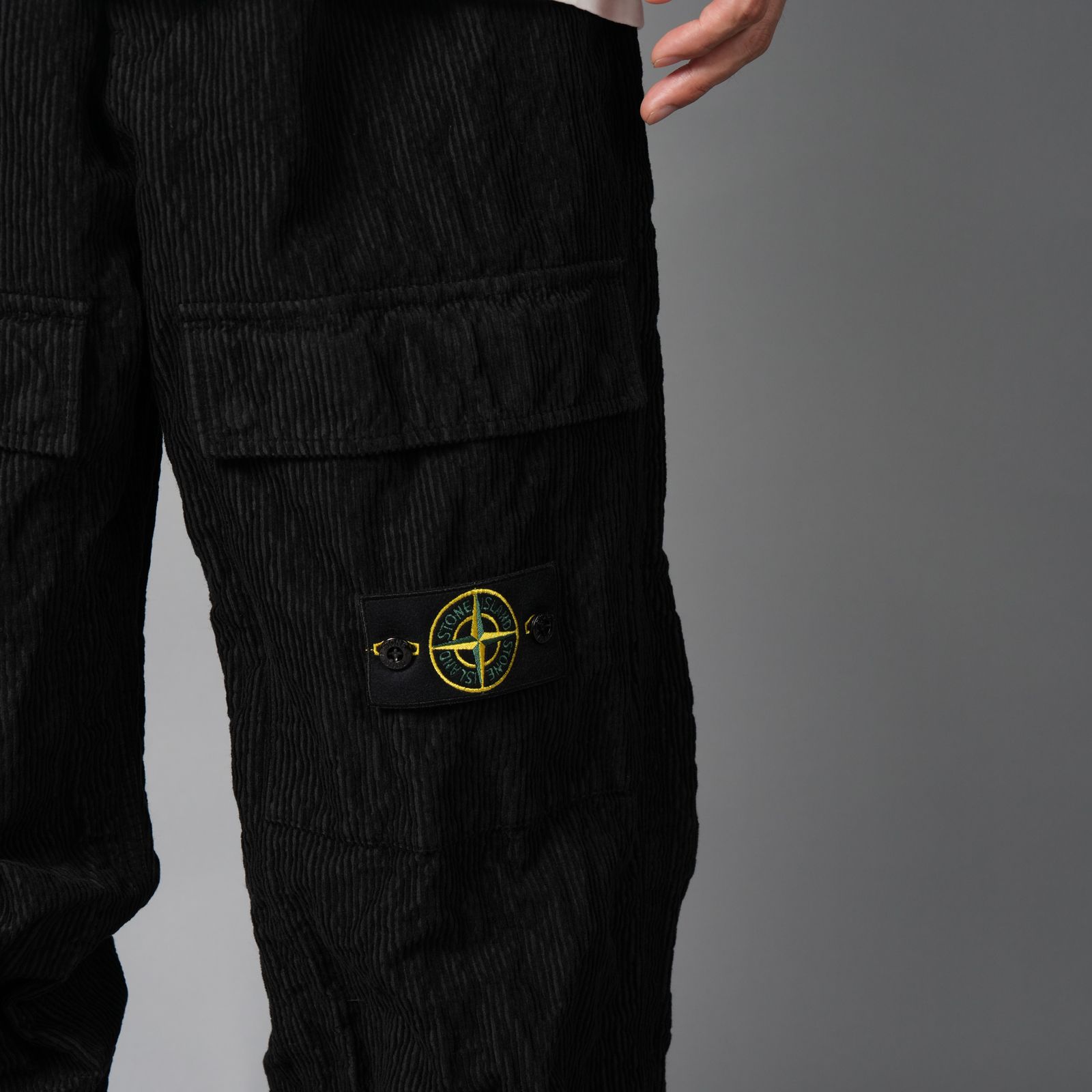 3100025 / WRINKLED CORDUROY 500-TC / コーデュロイパンツ [ルーズフィット](ブラック)