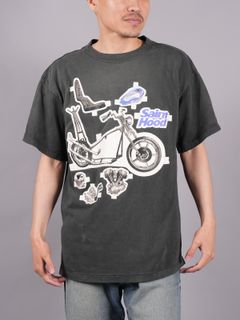 【限定品】 SM-S23-0000-114 /  NH_SS TEE / BIKE / Tシャツ (ブラック)