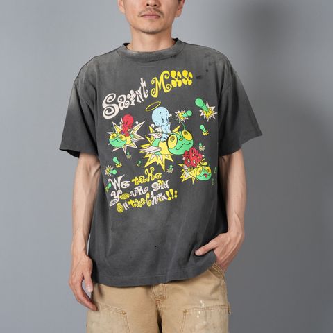 【ラスト1点】SM-HR8-0000-014 / SS TEE / SAINT MX6 / BLACK / Tシャツ (ブラック)