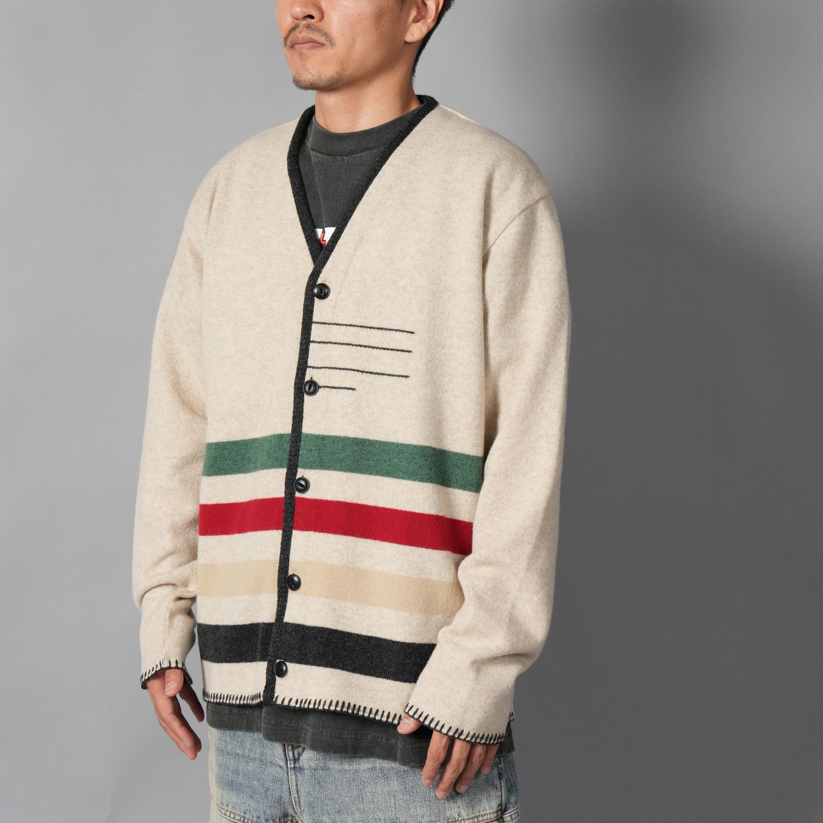 Hudson's Knit Cardigan / ニットカーディガン (クリーム)