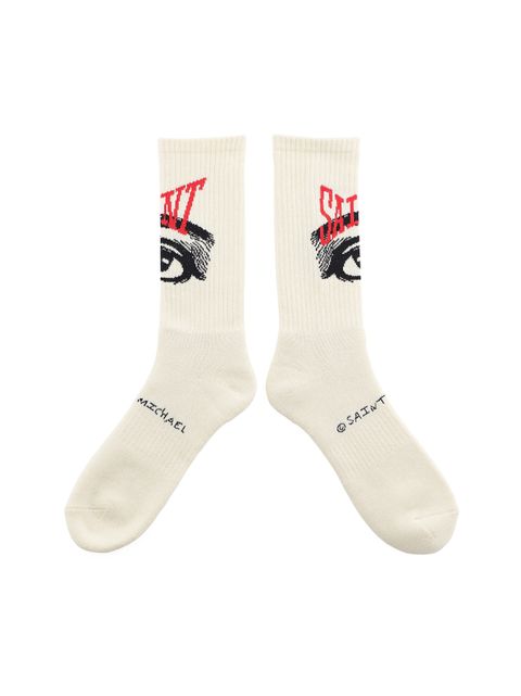 【ラスト1点】SM-YS8-0000-102 / SOCKS / EYE / ECRU / ソックス アイ   (エクリュ)
