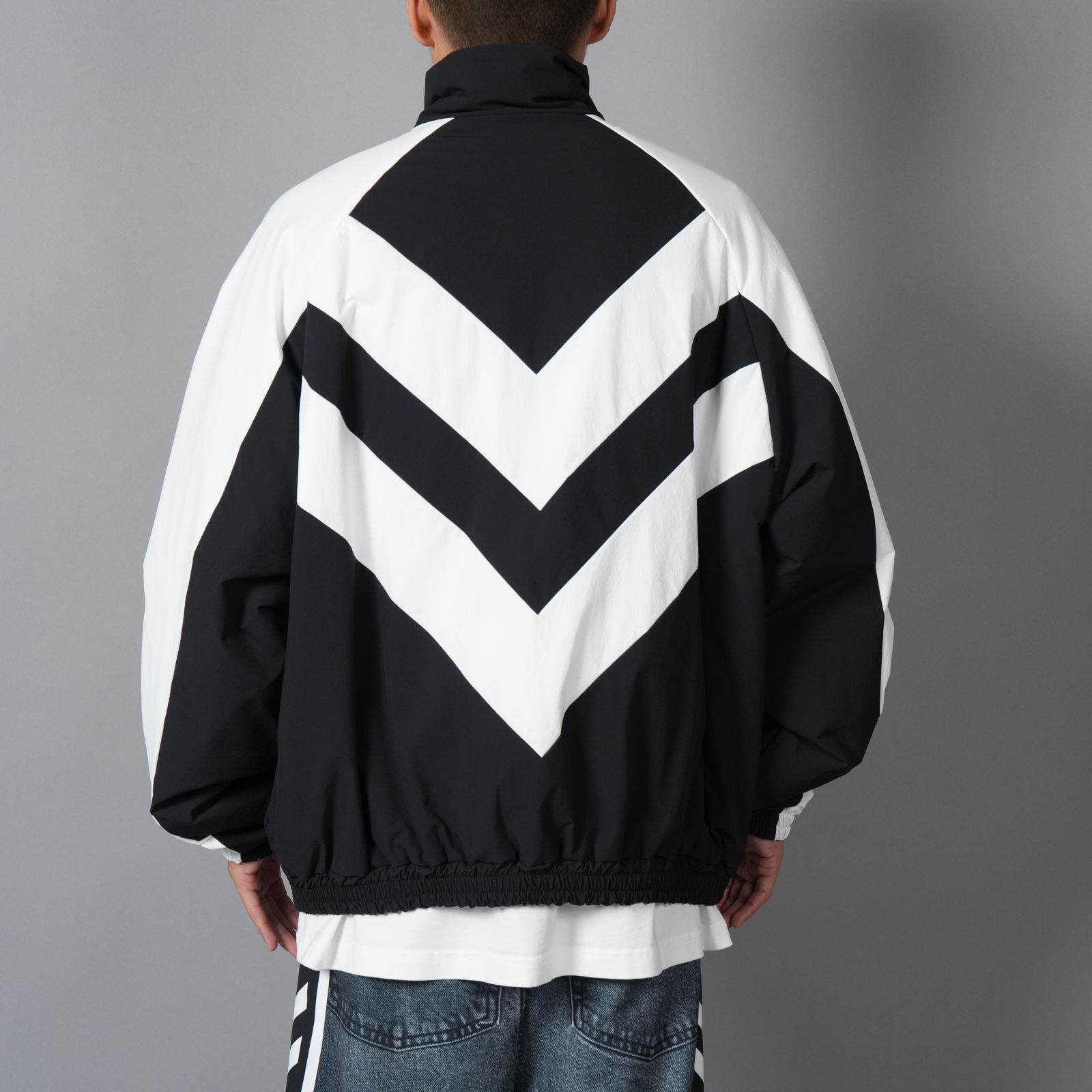 CORDURA CHEV PUFF JACKET / パフジャケット (ブラック/ホワイト)