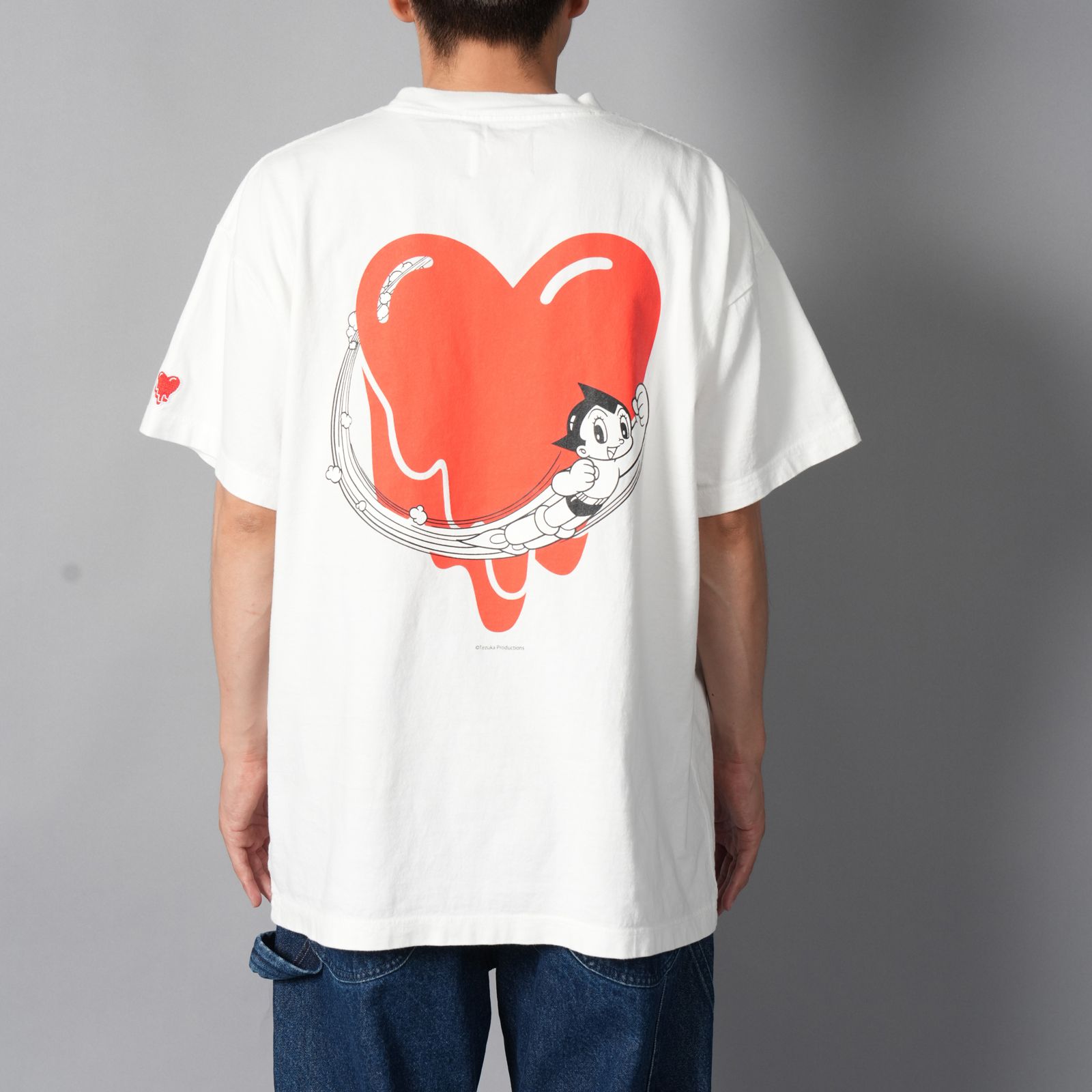 【コラボ】EU-MK1-0000-C06 / EU AB LOGO SS TEE  / WHITE / Tシャツ (ホワイト)
