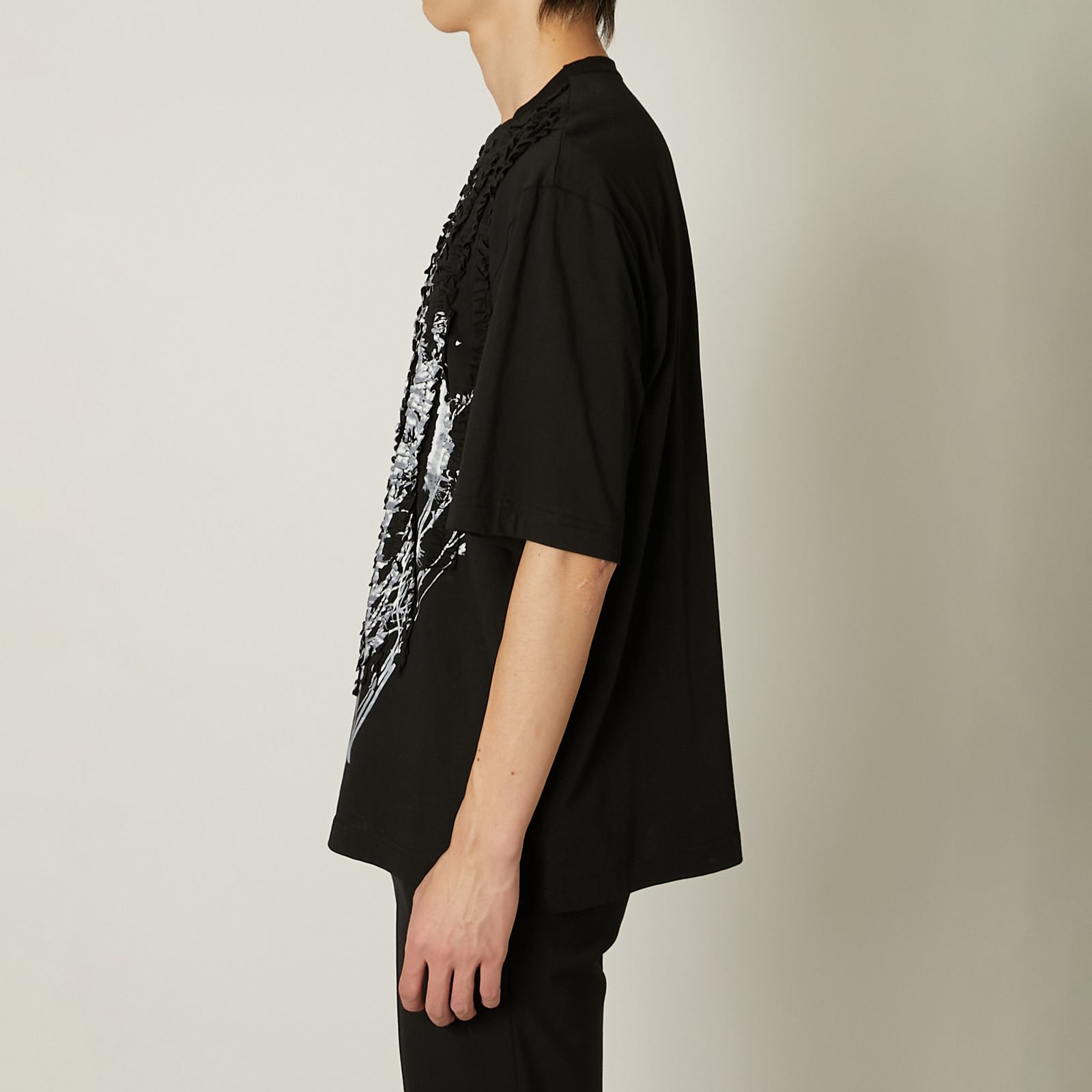 TAAKK - 【ラスト1点】RUFFLE PRINT JERSEY / ラッフルプリント TAAKK - 【ラスト1点】RUFFLE PRINT JERSEY / ラッフルプリント