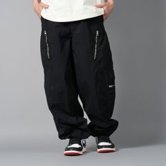 GARMENT DYED NYLON TACTEL CARGO / カーゴパンツ (ブラック)