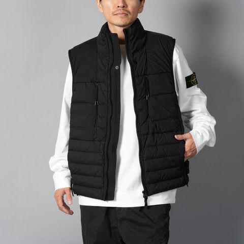 G100004 / DOWN VEST / ダウンベスト[ガーメントダイ](ブラック)