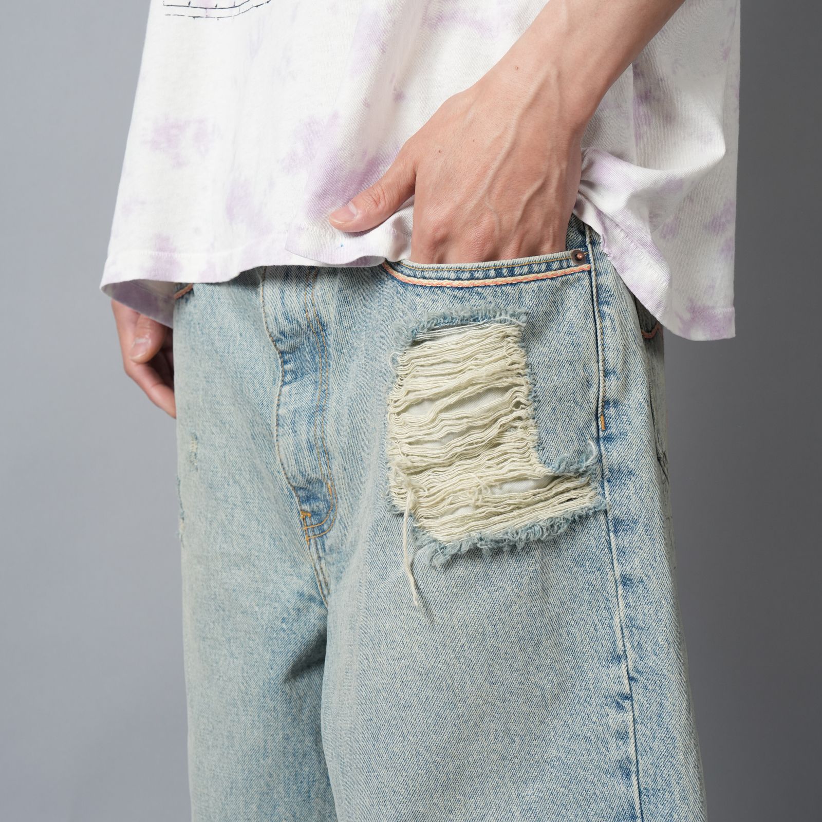 GOOD GOOD TIMES DENIM SHORT / デニムショーツ (ブルー)