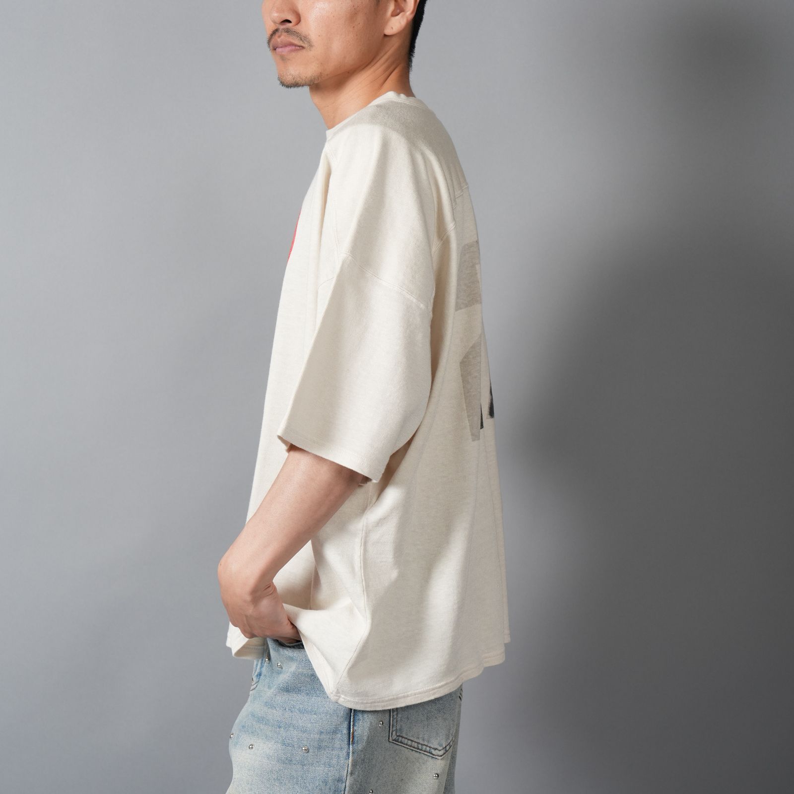 【残りわずか】SM-MK8-0000-025 / SS T-SHIRT / FOOTBALL / WHITE / フットボールTシャツ (ホワイト)