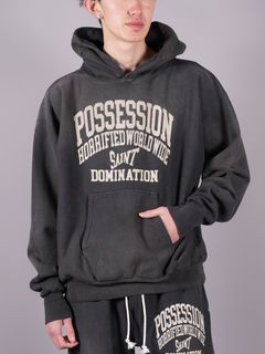 【ラスト1点】 SM-A22-0000-025 / HOODIE / POSSESION / BLACK / プルオーバフーディー  / パーカー  (ブラック)