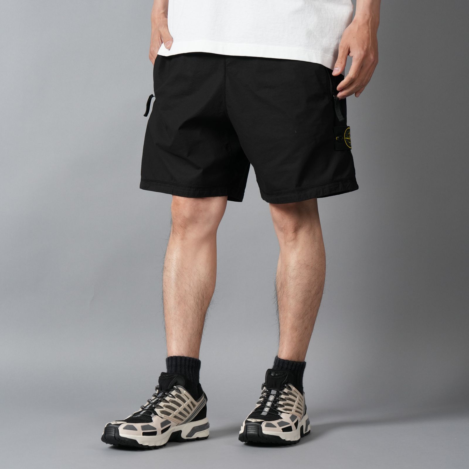 L100019 / CARGO SHORTS / カーゴショーツ (ブラック)