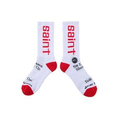 SM-HR8-0000-104 / SOCKS / SIT DOWN / WHITE / ソックス シットダウン (ホワイト)