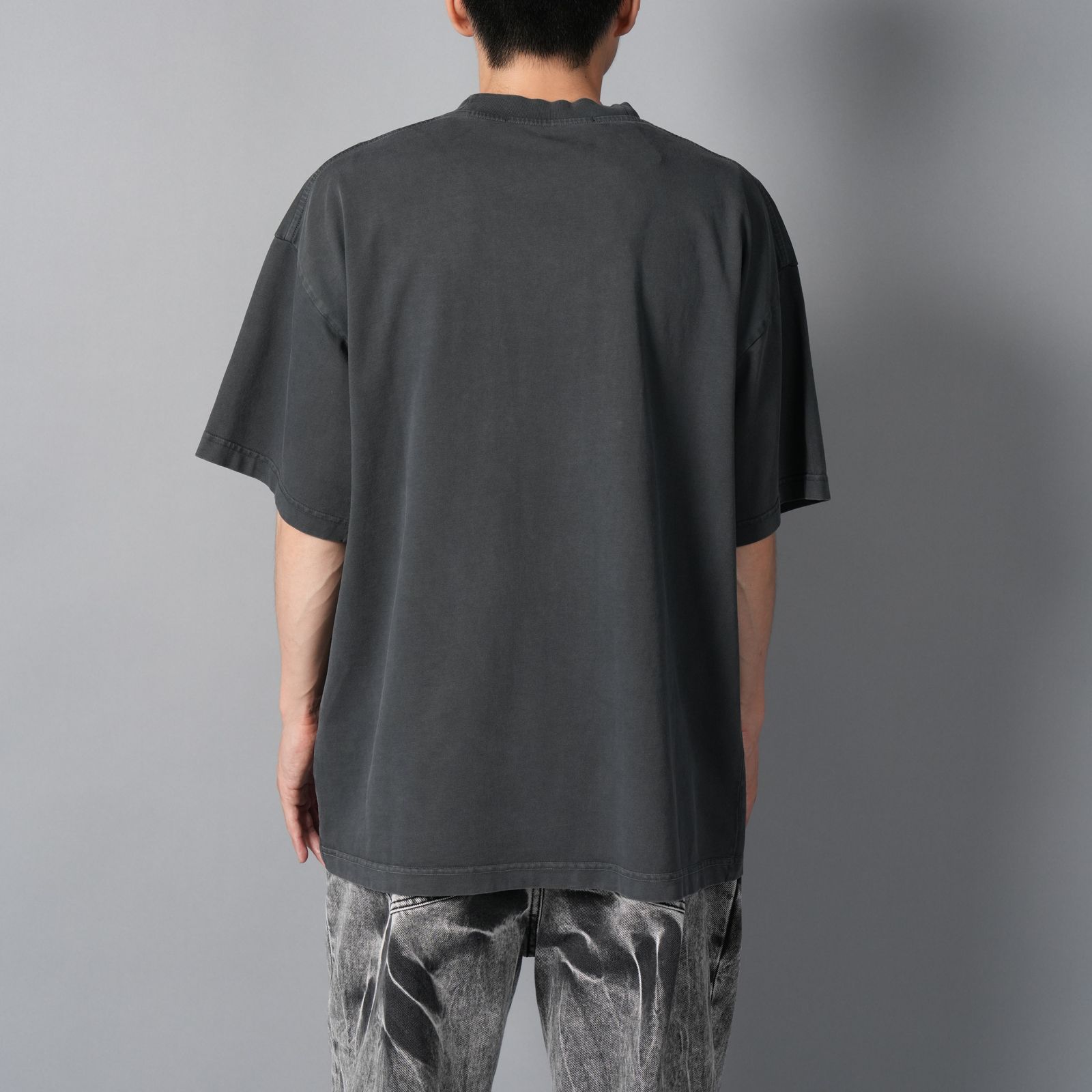 alexander wang - SHORT SLEEVE T-SHIRT / ブラック コットン