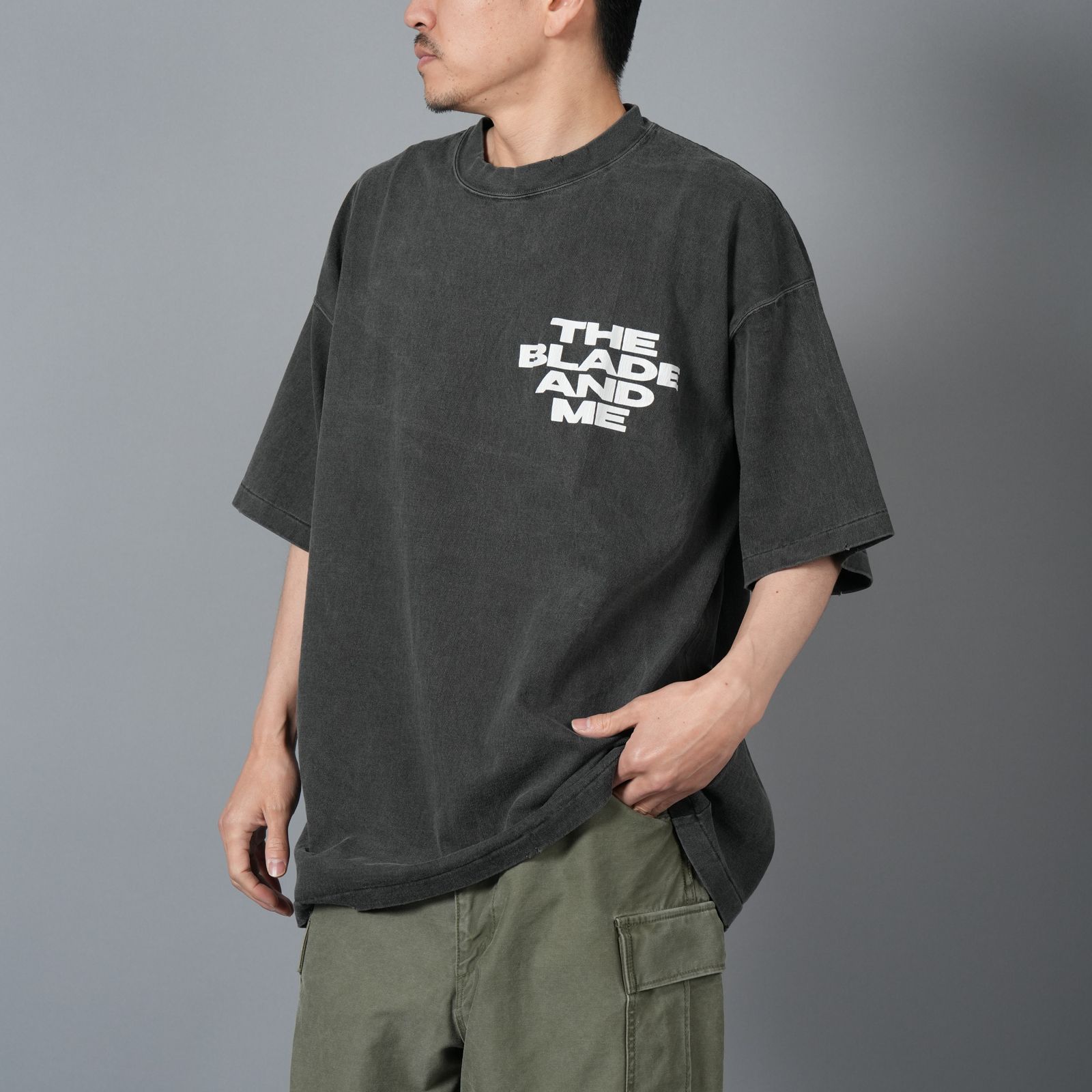 【ラスト1点】[BLEACH / ブリーチ]  TBLM24AM008 / S/S T-Shirt (ZANPAKUTOU) / Tシャツ (ブラック)