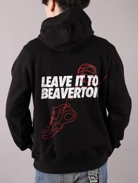 【ラスト1点】 LEAVE IT TO BEAVERTON HOODIE / リーヴ イット トゥ ビーバートン フーディー(ブラック)