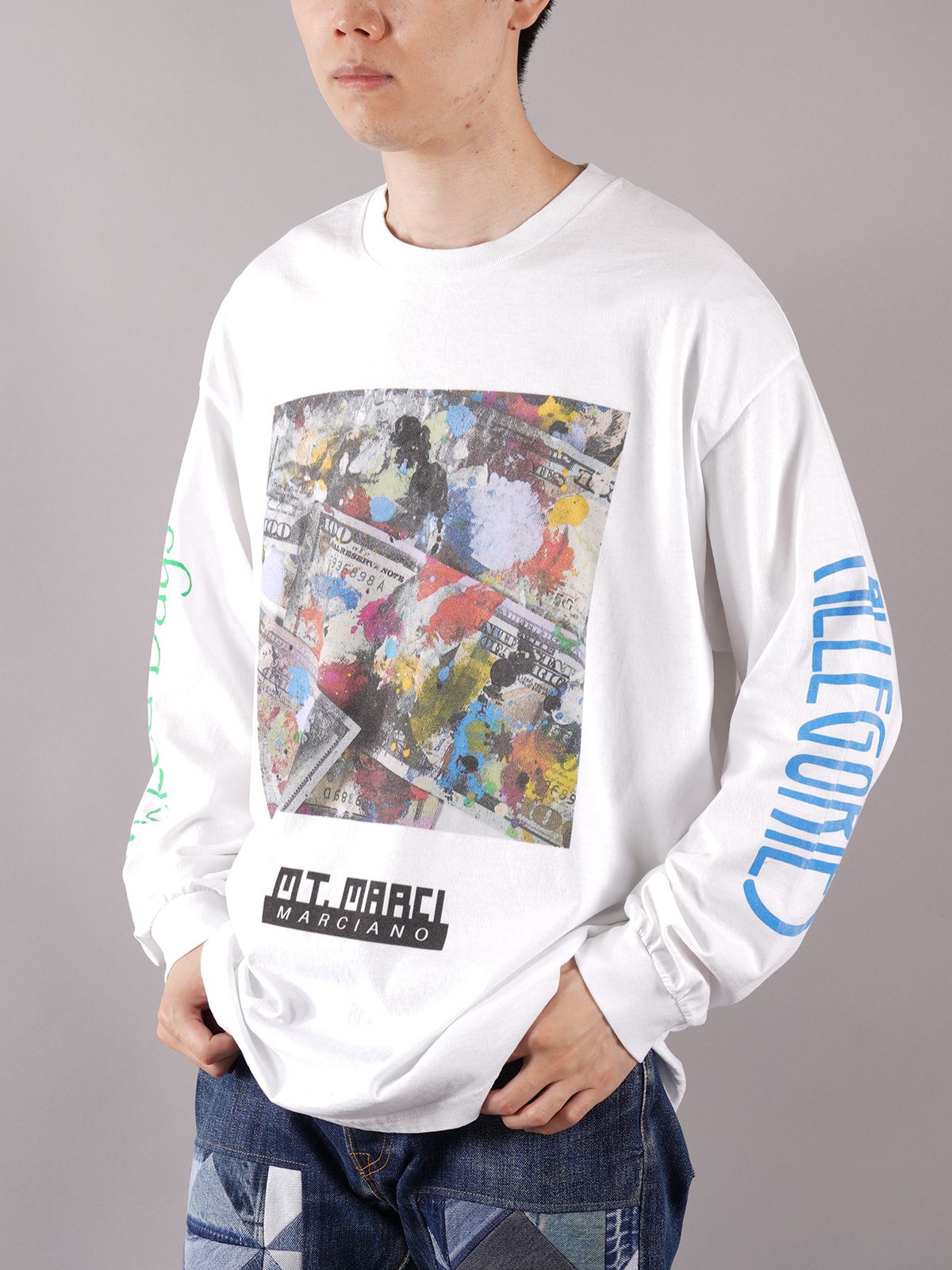 MT. MARCI BY MARCIANO L/S TEE ロンT - レコード