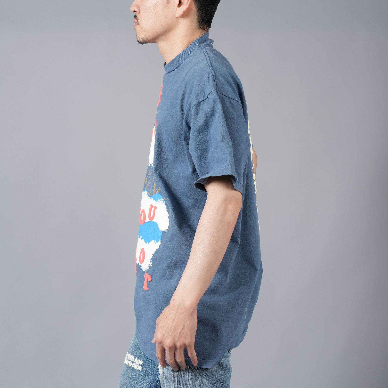 Kissing Idiots Tee / キシング イディオツ Tシャツ [Lサイズ] (ブルー)