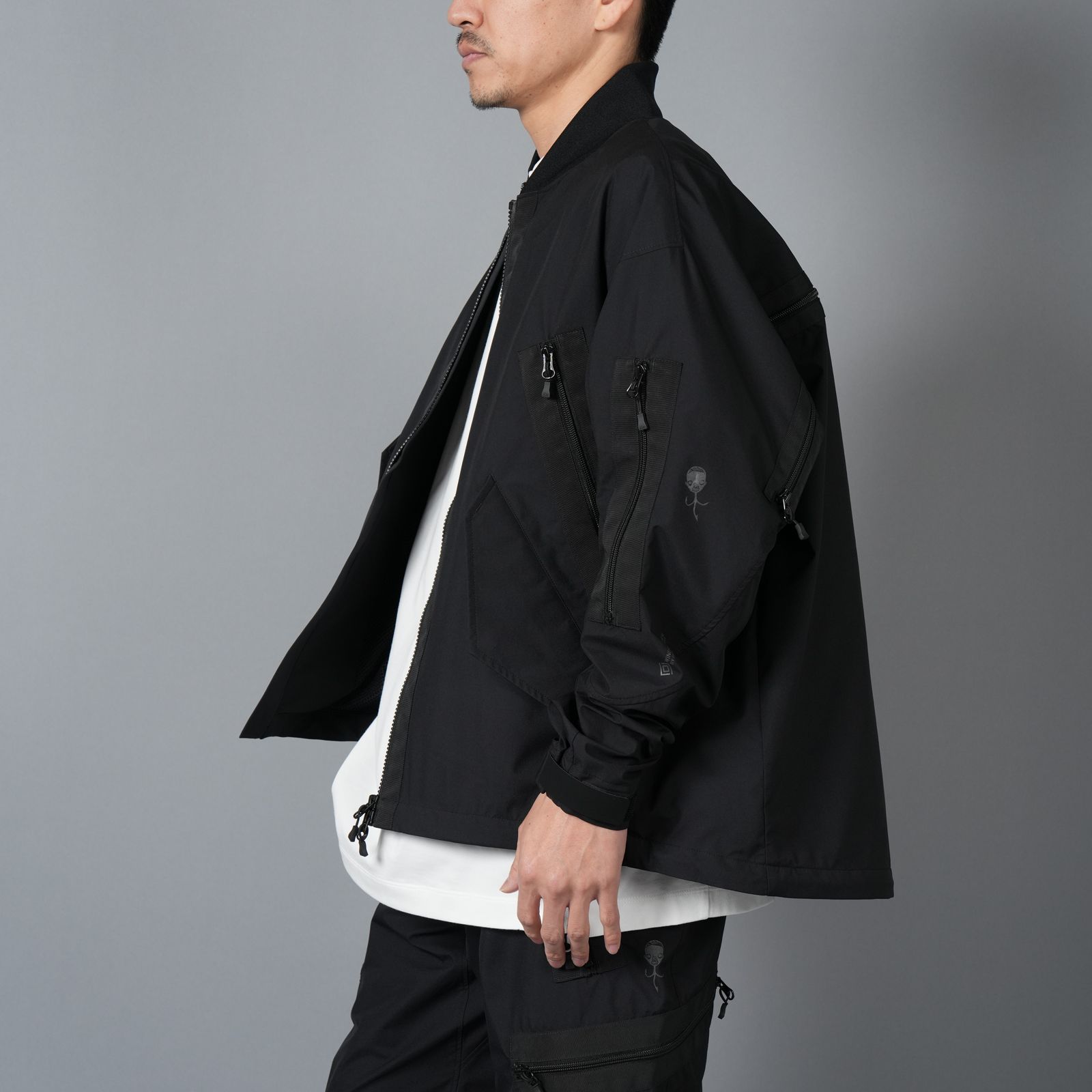 【ラスト1点】【限定】WINDSTOPPER BY GORE-TEX LABS 30DY/TR2 3L MA1 BLOUSON / ゴアテックス ラボ スリーレイヤー / ブロゾン [防水・防風] (ブラック)