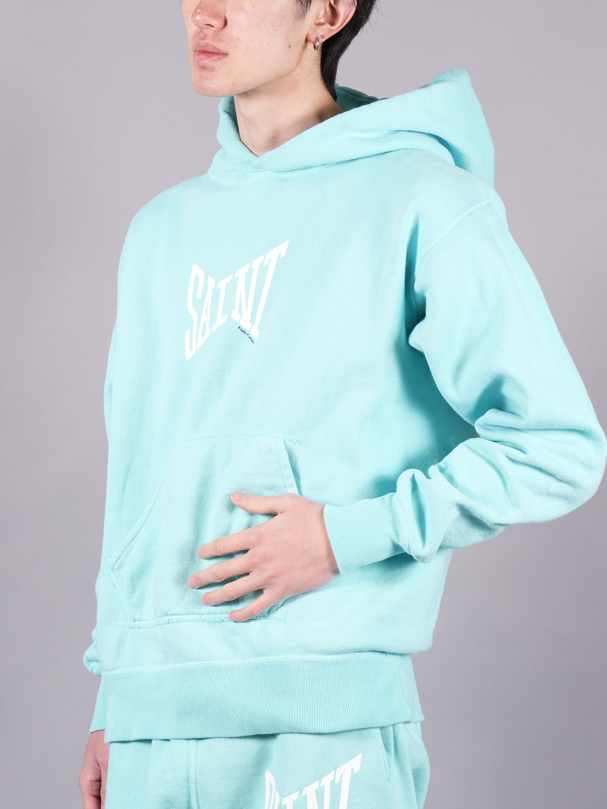 【ラスト1点】 SM-S23-0000-048 / HOODIE / SAINT / BLUE / フーディー  (ブルー)