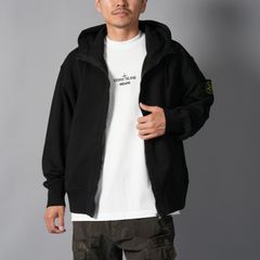 6100009 ORGANIC COTTON FLEECE / コットンフリース / ジップパーカー (ブラック)