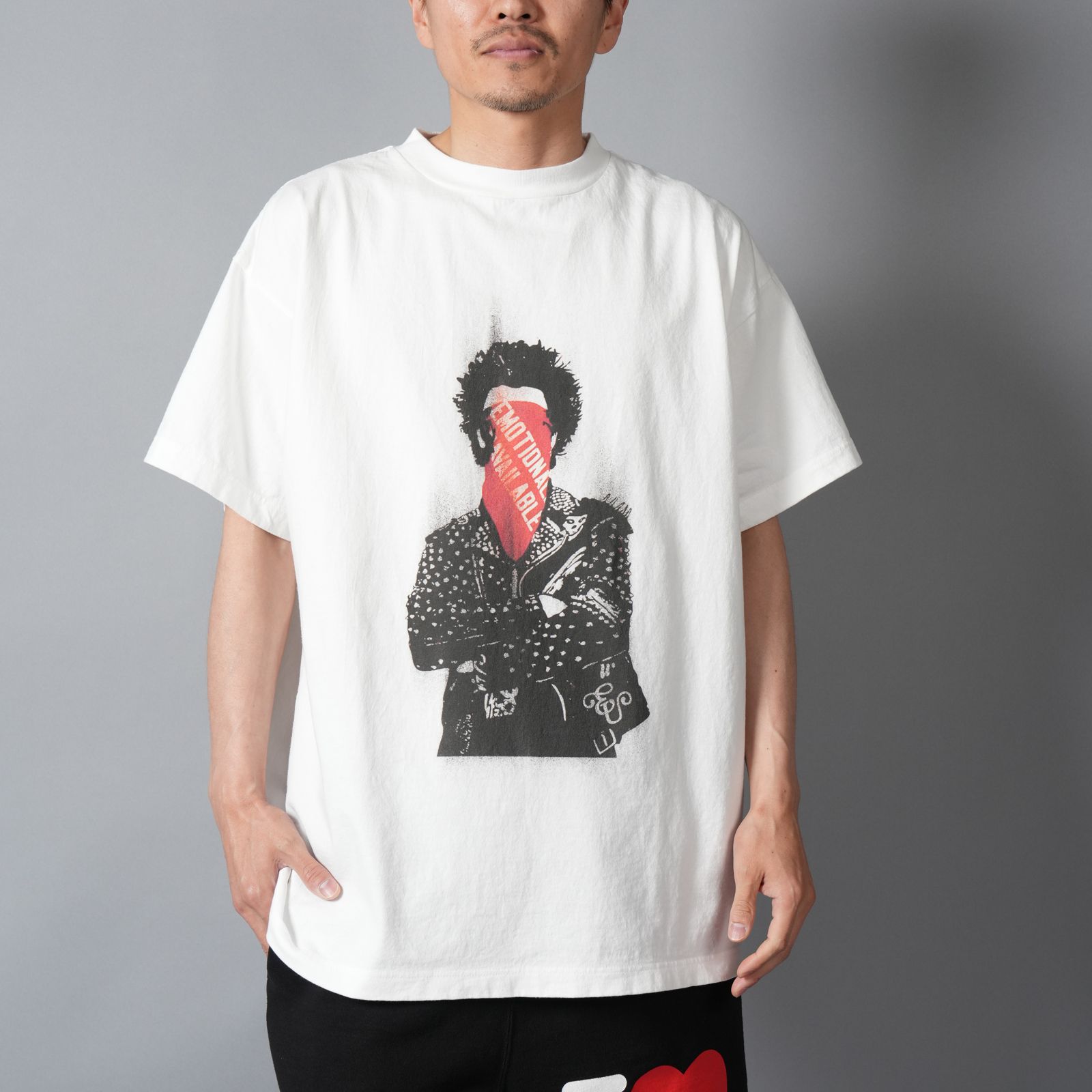 【コラボ】EU-MK8-0000-C30 / EU DK PANK SS TEE / WHITE / Tシャツ (ホワイト)