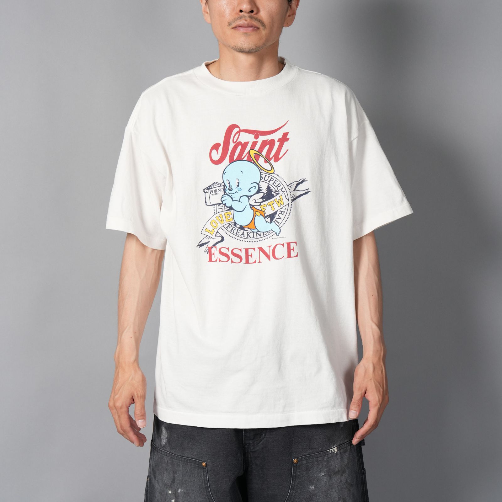 SM-HR1-0000-022 / SS TEE / BABY MICHAEL / WHITE / Tシャツ (ホワイト)