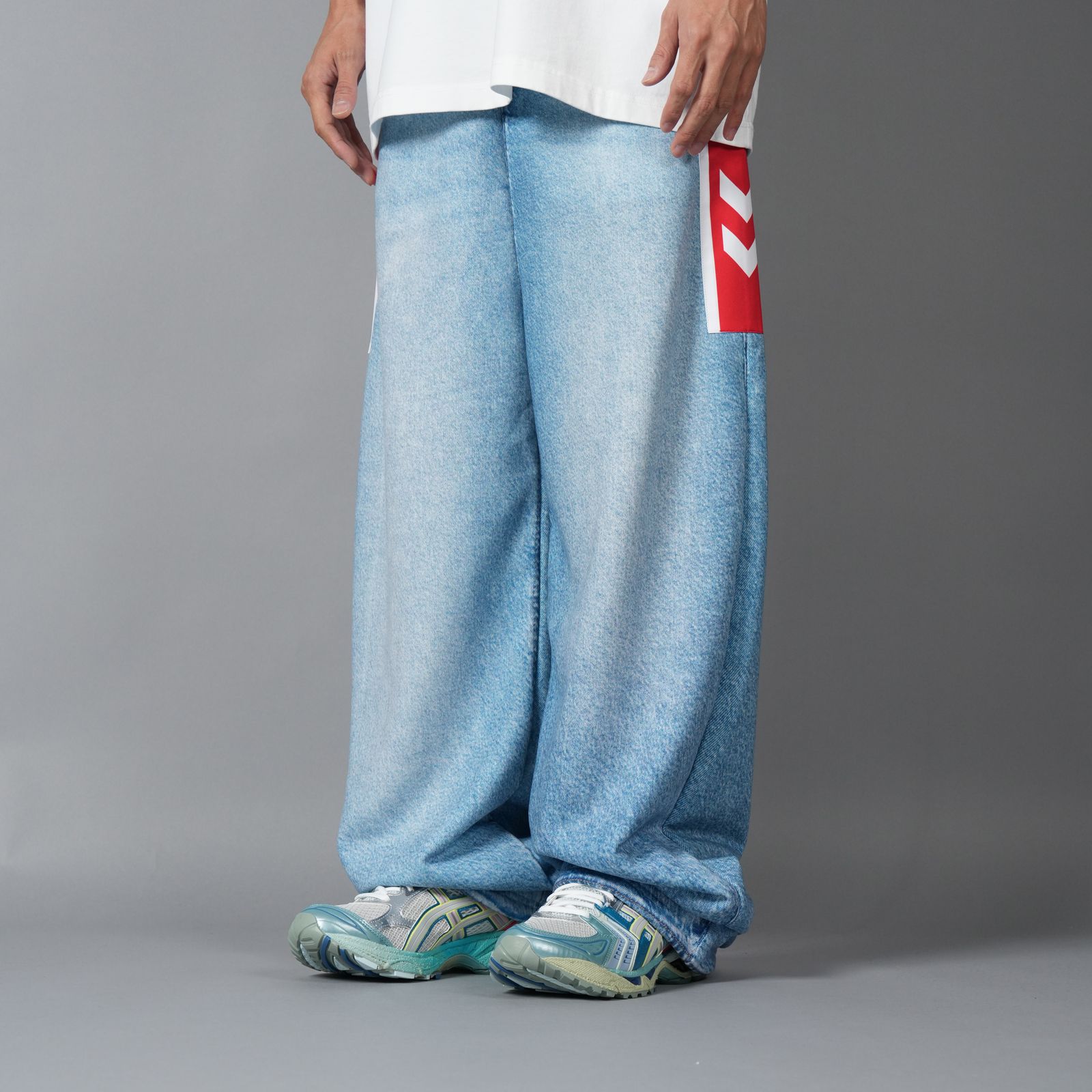 TRANS DENIM SWEAT TROUSER / トランス デニム スウェット トラウザー (インディゴ)