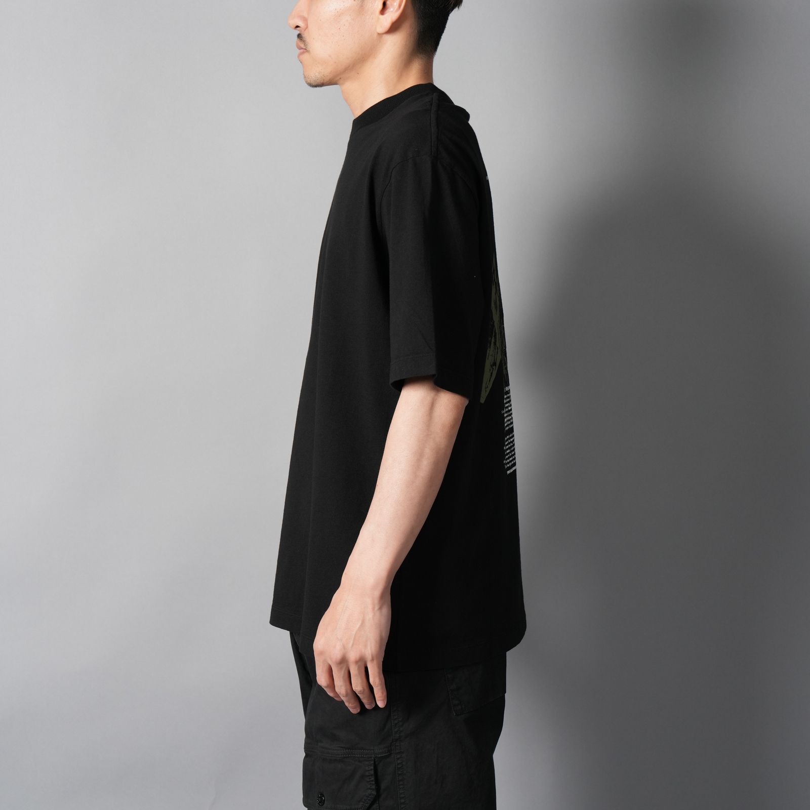 2100023 ORGANIC COTTON JERSEY / Tシャツ (ブラック)