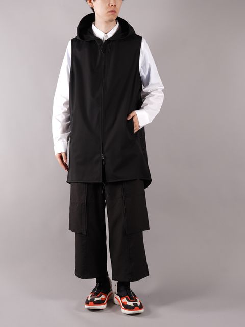 M MADE IN JAPAN HOODED VEST / メイドインジャパン フーデッド ベスト(ブラック)