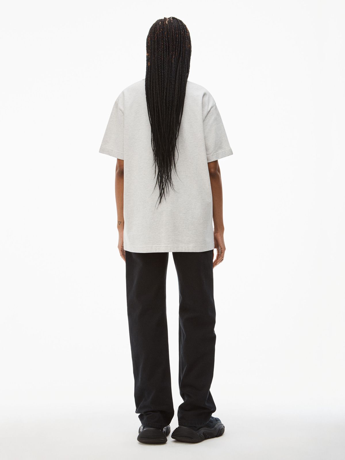 ALEXANDER WANG - 【ラスト1点】 SHORT SLEEVE TEE WITH NY PUFF