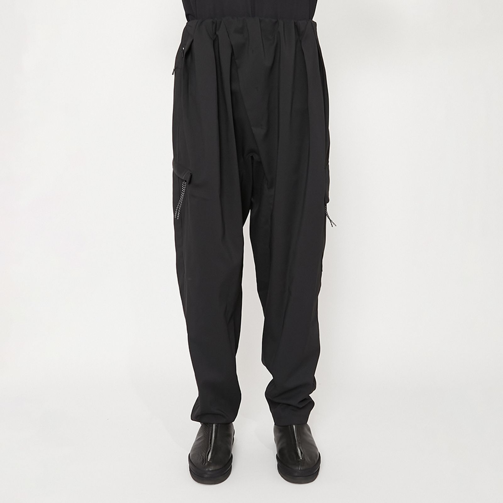 【GHOST】WOVEN WATER-REPELLENT TWO TUCK NINJA PANTS / ニンジャパンツ(ブラック)