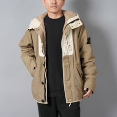 44021 / NYLON PANAMA WITH NEW SILK LIGHT GARMENT DYED / アウター  (ライトブラウン)
