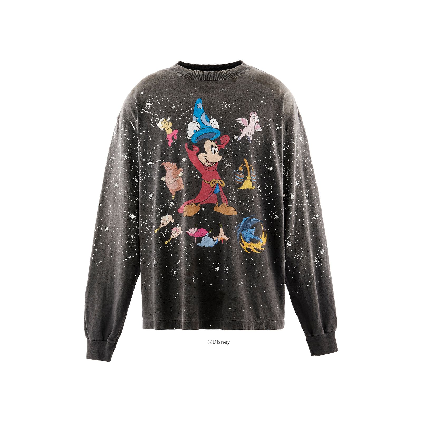 SM-MK1-0000-C90 / DSNY_ LS T-SHIRT / FANTASIA / BLACK / ロンT・カットソー (ブラック)