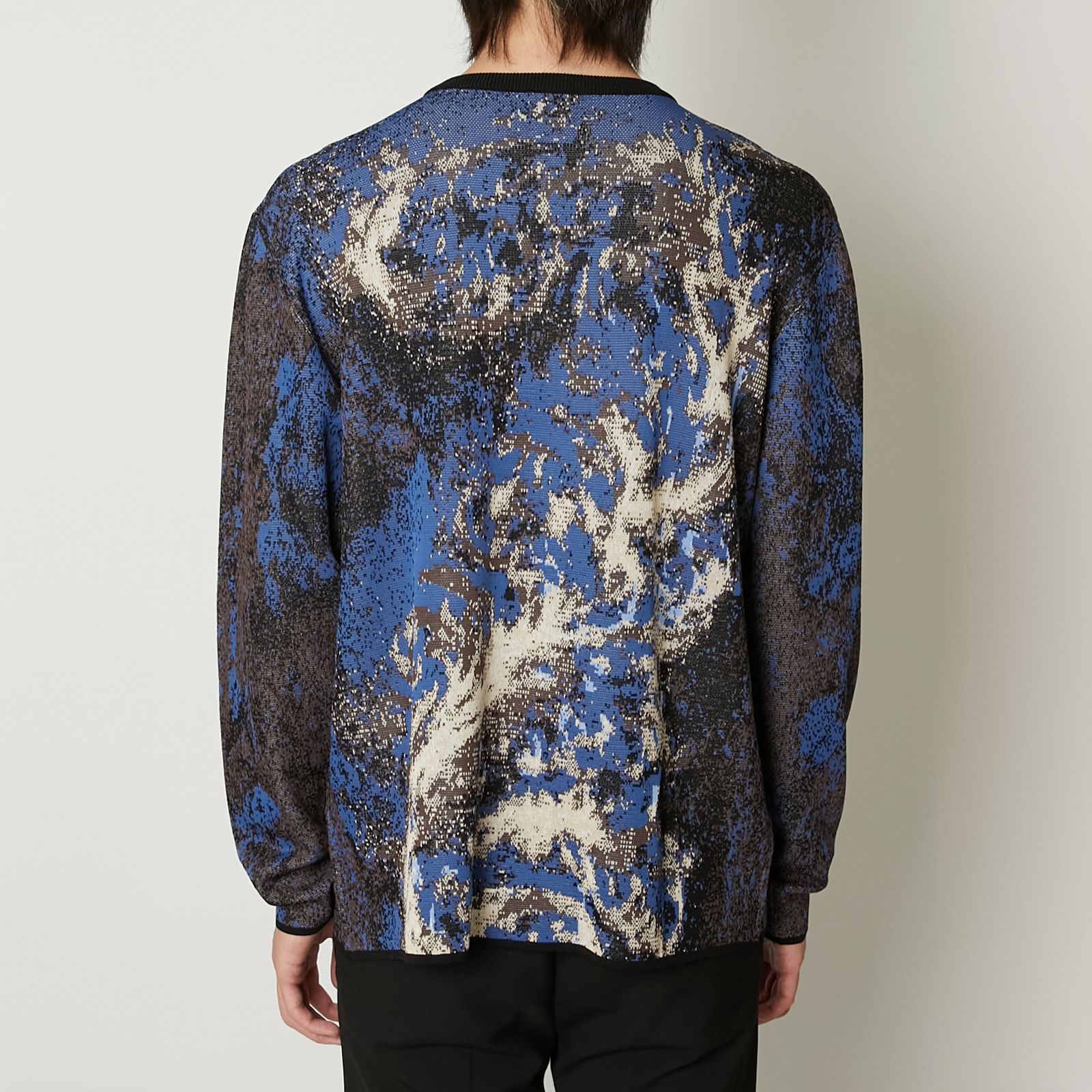 【ラスト1点】EUROPEAN MOTIF KNIT / ヨーロピアンモチーフ ニット (ブラック)