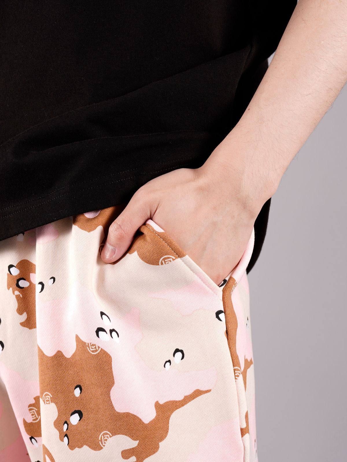 【ラスト1点】ICE CAMO SWEAT SHORTS / アイス カモ スウェットショーツ (ピンク)