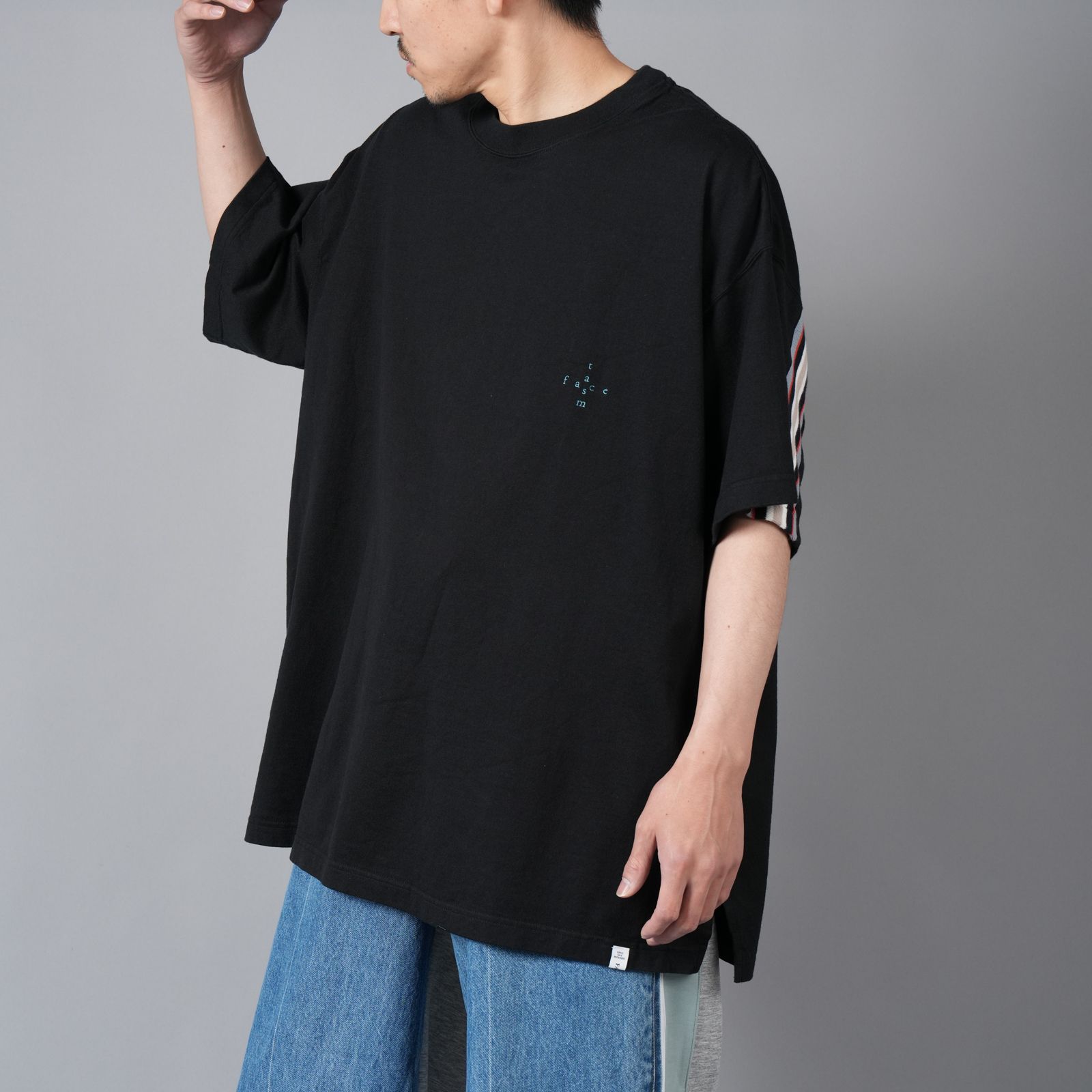 高評価レビュー / TEE BIG 【ラスト1点】RIB - FACETASM リブ Tシャツ ビッグ トップス