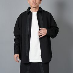 【ラスト1点】【限定】WATER REPELLENT NATURAL FABRIC SHIRT OUTERWEAR / シャツ (ブラック)